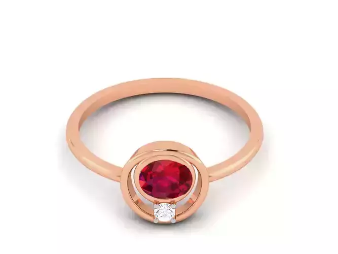 Ultra light wt minimalist Women Ring 3dm renders detail 
