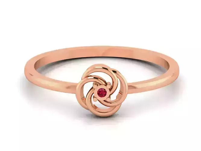 Ultra light wt minimalist Women Ring 3dm renders detail 