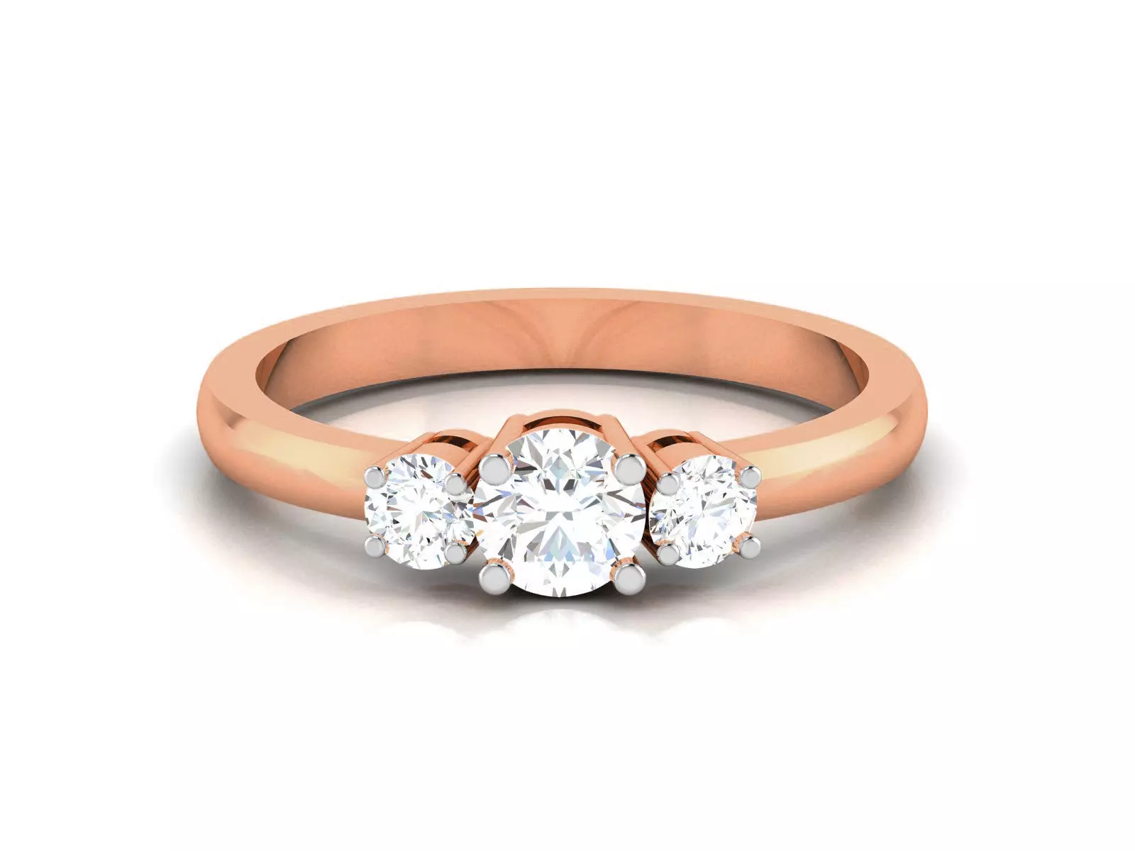 Women solitaire ring 3dm render detail 3D print model_0