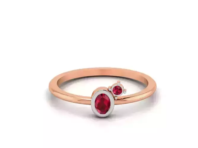 Ultra light wt minimalist Women Ring 3dm renders detail 3D print model