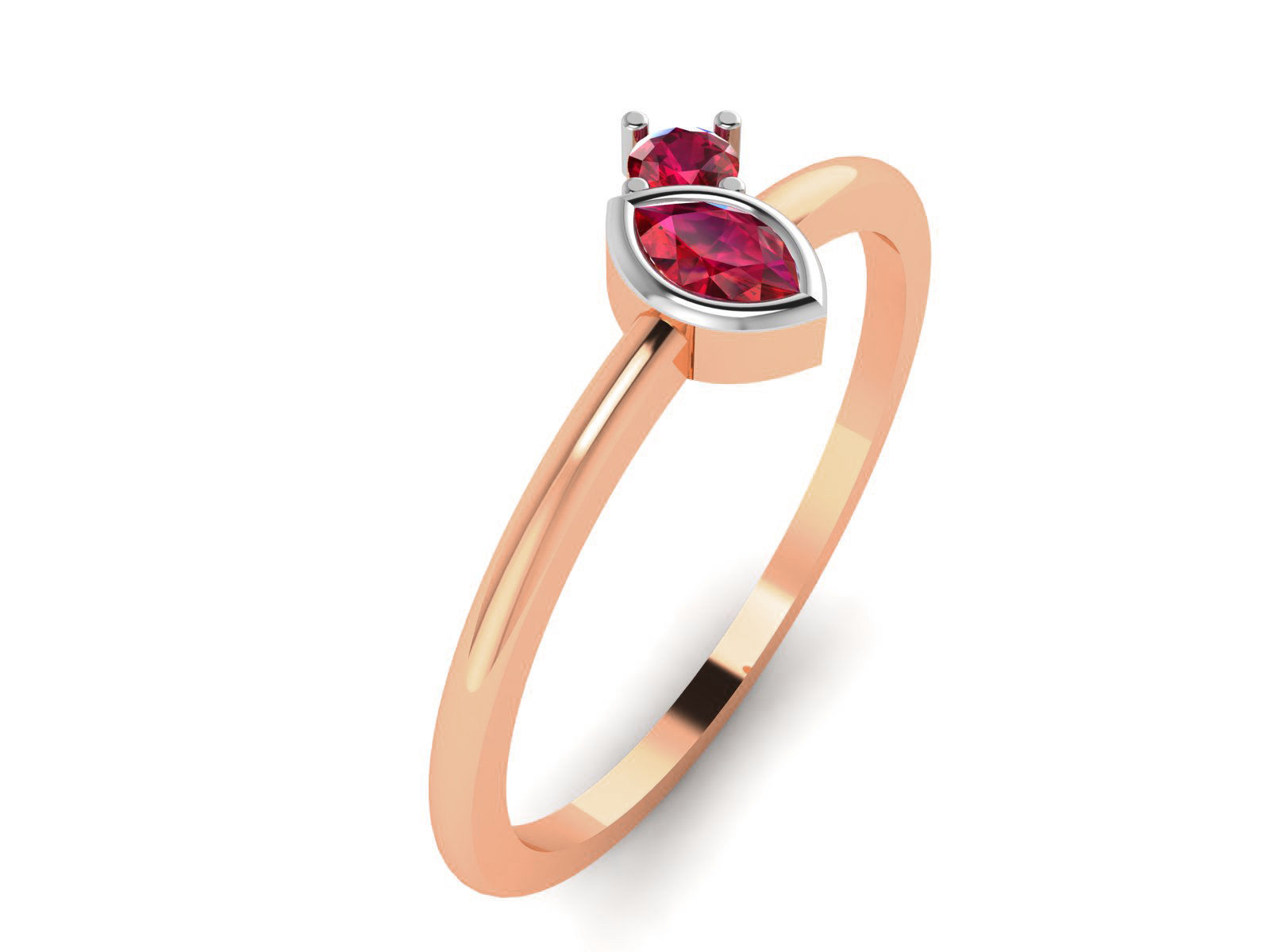 Ultra light wt minimalist Women Ring 3dm renders detail 3D print model_1