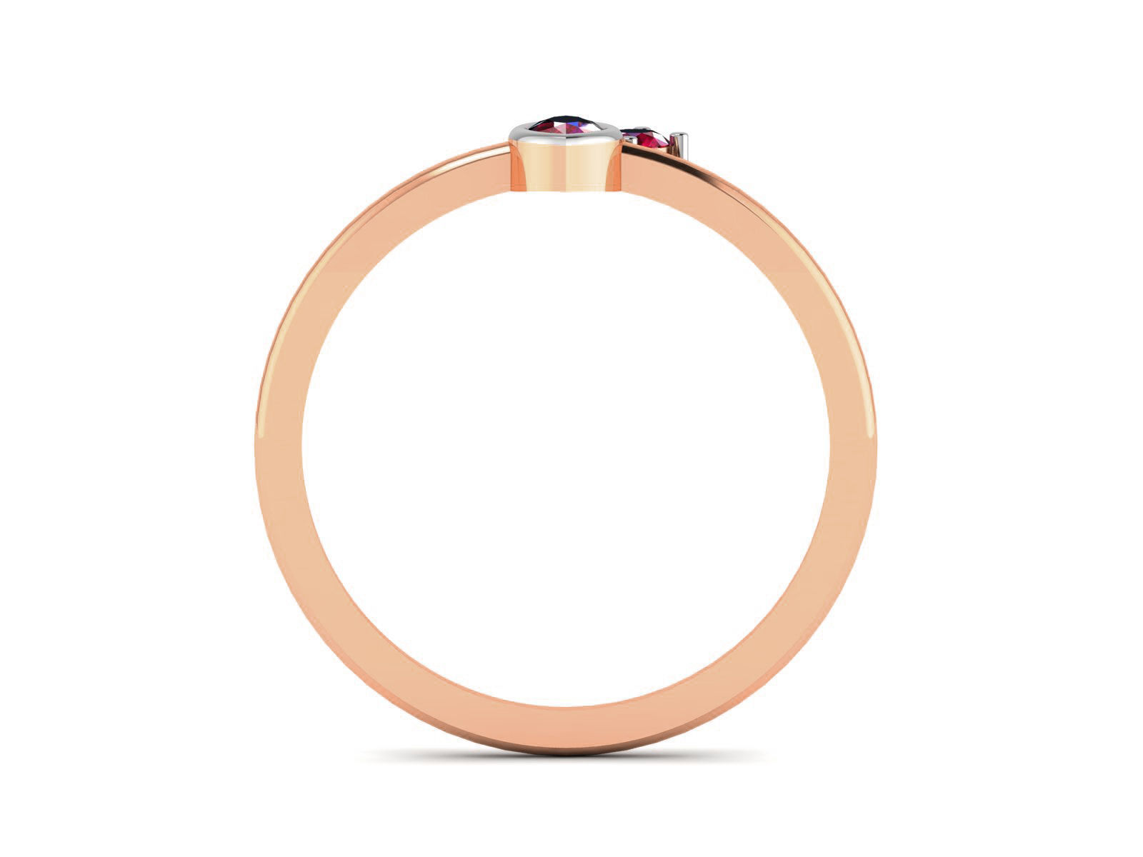 Ultra light wt minimalist Women Ring 3dm renders detail 3D print model_2