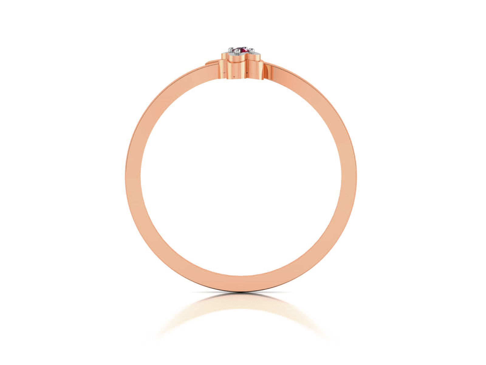 Ultra light wt minimalist Women Ring 3dm renders detail 3D print model_2