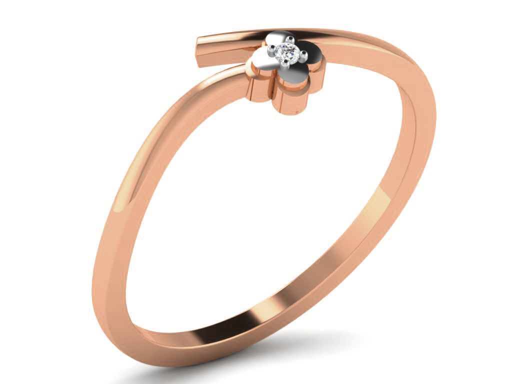 Ultra light wt minimalist Women Ring 3dm renders detail 3D print model_4