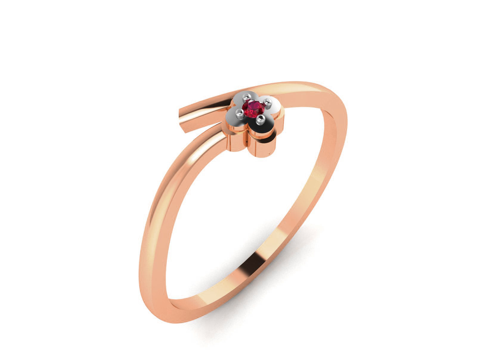 Ultra light wt minimalist Women Ring 3dm renders detail 3D print model_1