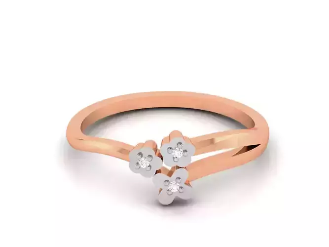 Ultra light wt minimalist Women Ring 3dm renders detail 