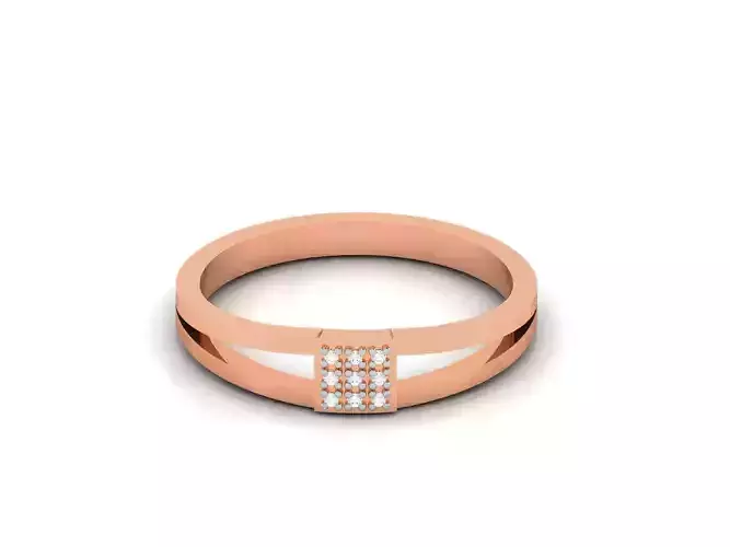 Ultra light wt minimalist Women Ring 3dm renders detail 
