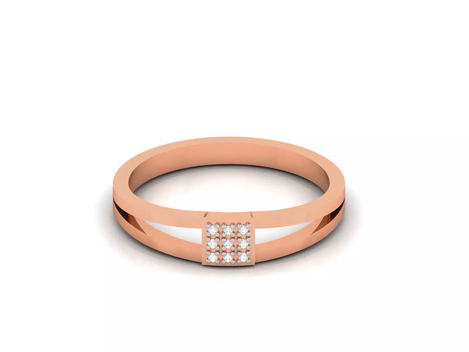 Ultra light wt minimalist Women Ring 3dm renders detail  3D print model_0