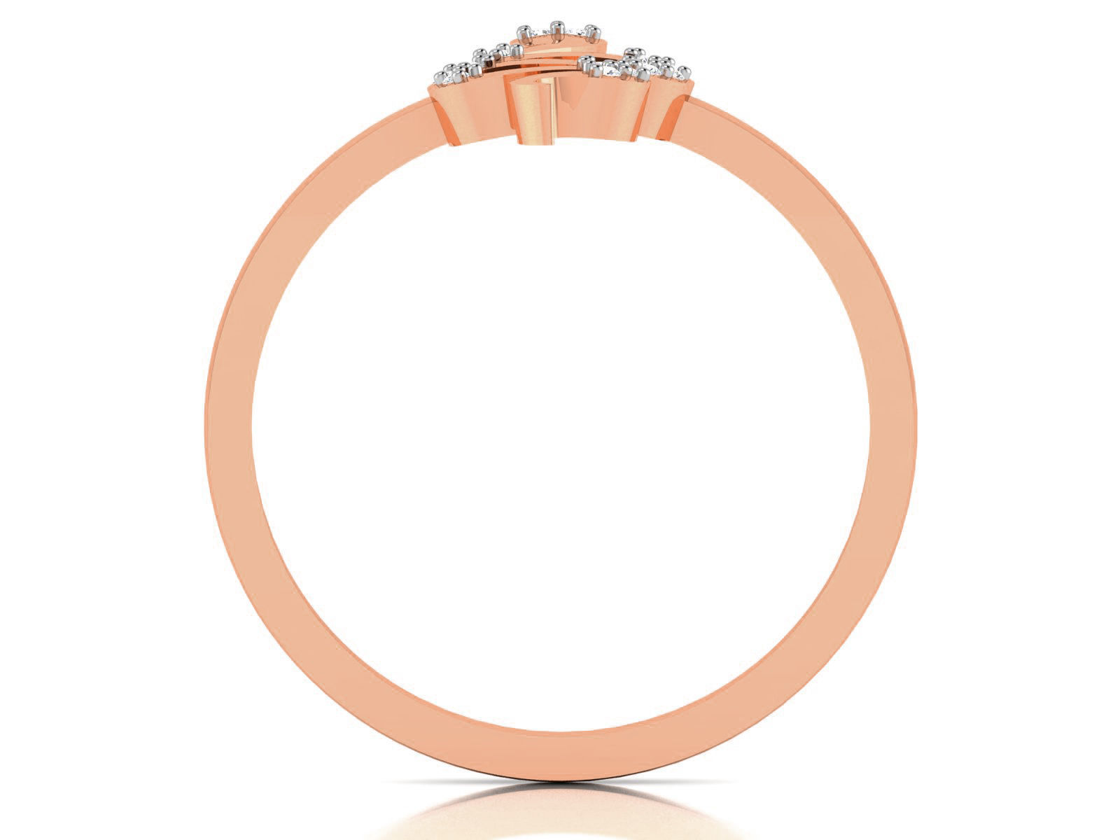 Snake High jewelry Women Diamond Ring 3dm render details 3D print model_2