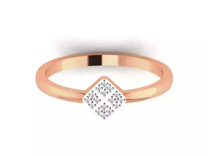 Ultra light wt minimalist Women Ring 3dm renders detail 