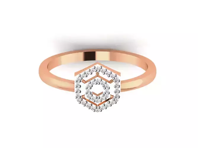 Ultra light wt minimalist Women Ring 3dm renders detail 