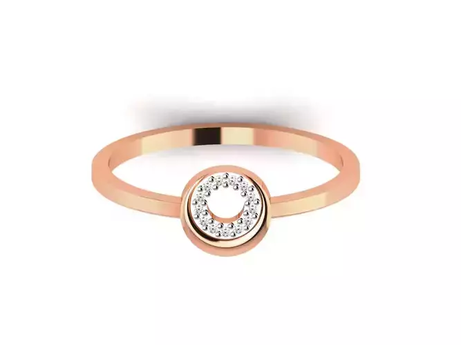 Ultra light wt minimalist Women Ring 3dm renders detail 