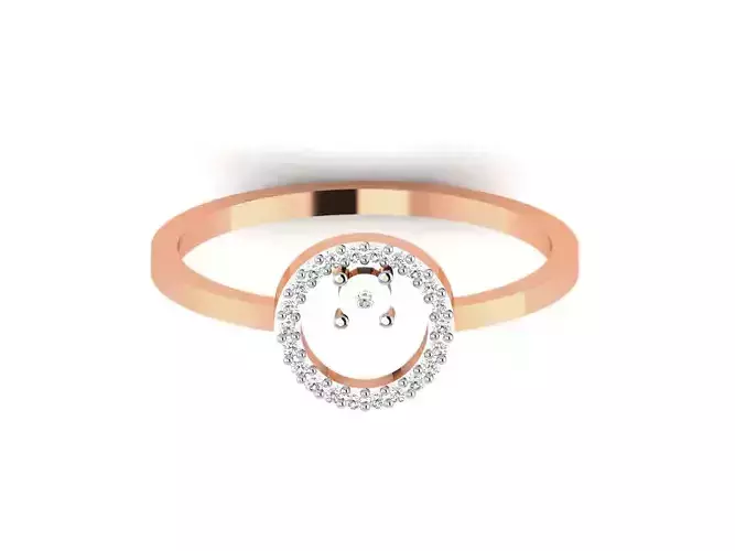 Ultra light wt minimalist Women Ring 3dm renders detail 