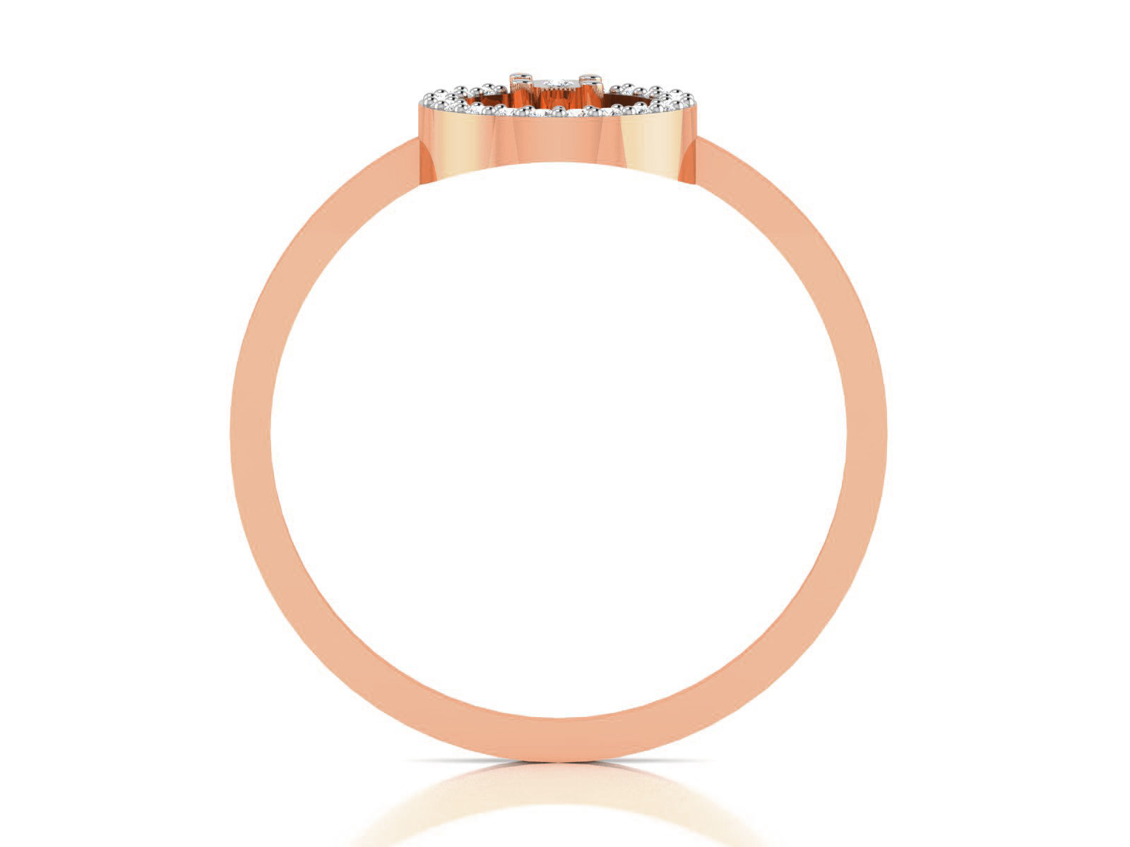 Ultra light wt minimalist Women Ring 3dm renders detail  3D print model_2
