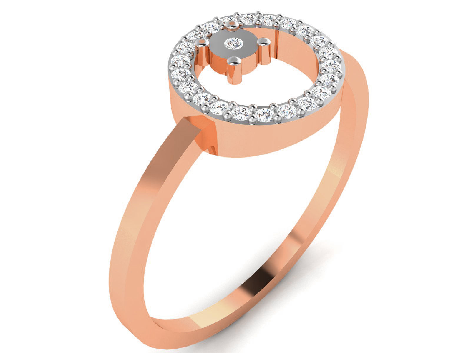 Ultra light wt minimalist Women Ring 3dm renders detail  3D print model_1