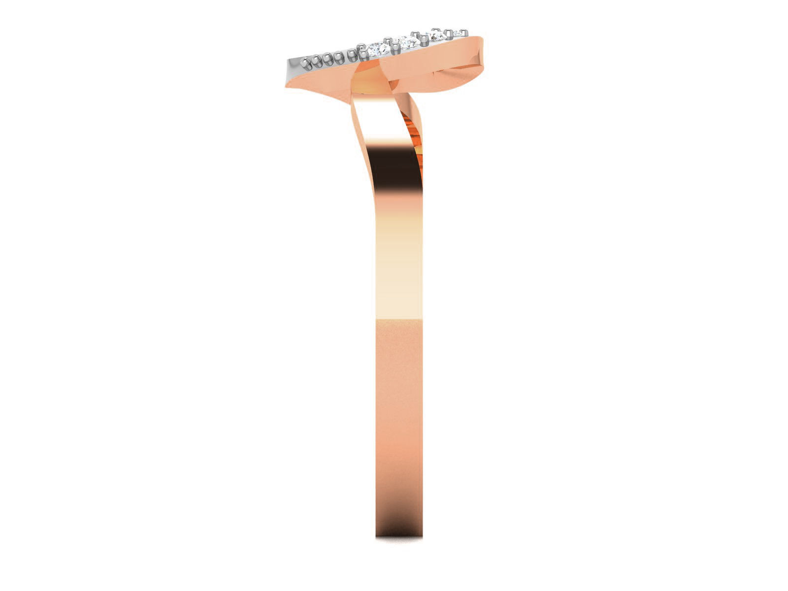 Ultra light wt minimalist Women Ring 3dm renders detail  3D print model_3