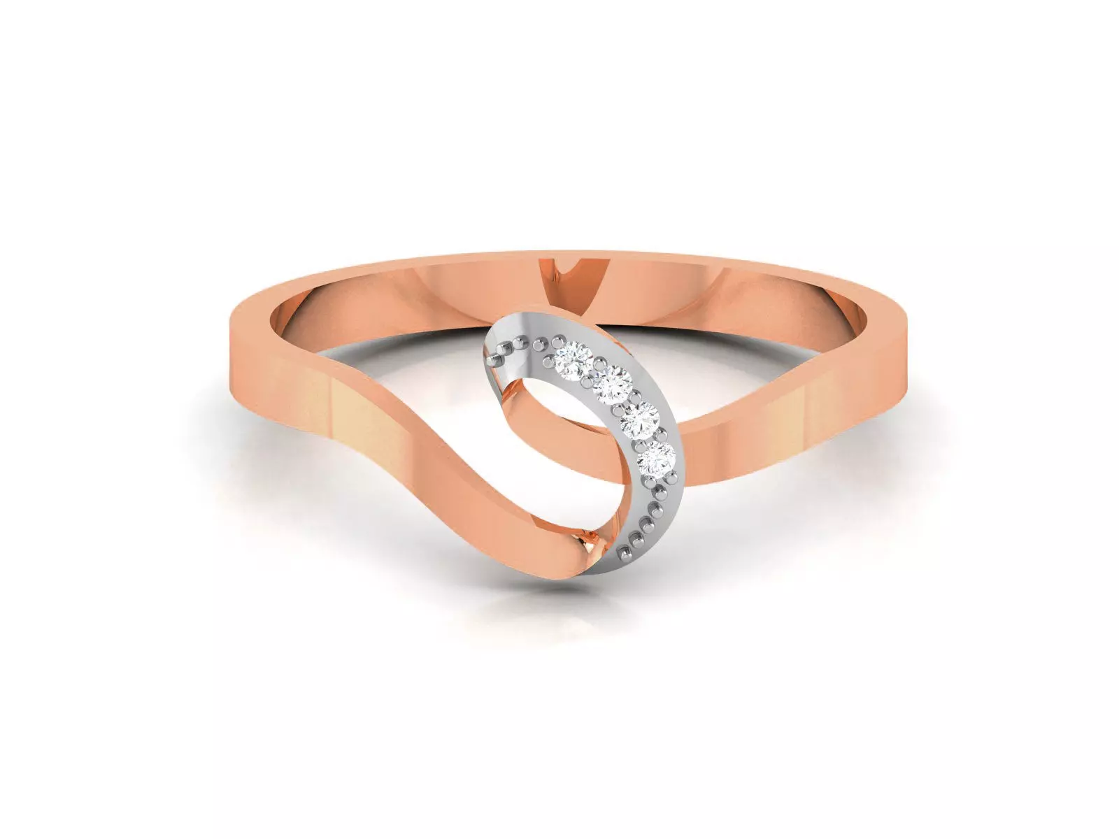 Ultra light wt minimalist Women Ring 3dm renders detail  3D print model_0
