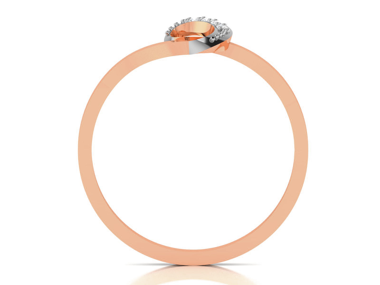 Ultra light wt minimalist Women Ring 3dm renders detail  3D print model_2