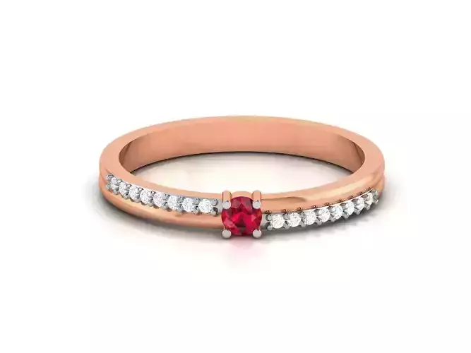 Ultra light wt minimalist Women Ring 3dm renders detail 