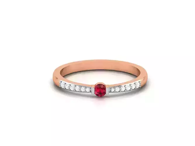 Ultra light wt minimalist Women Ring 3dm renders detail 
