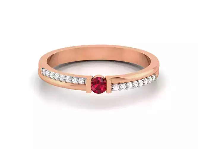 Ultra light wt minimalist Women Ring 3dm renders detail  3D print model