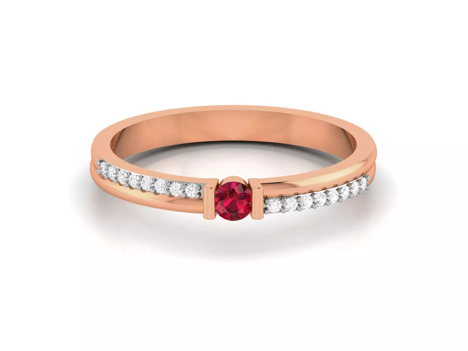 Ultra light wt minimalist Women Ring 3dm renders detail  3D print model_0