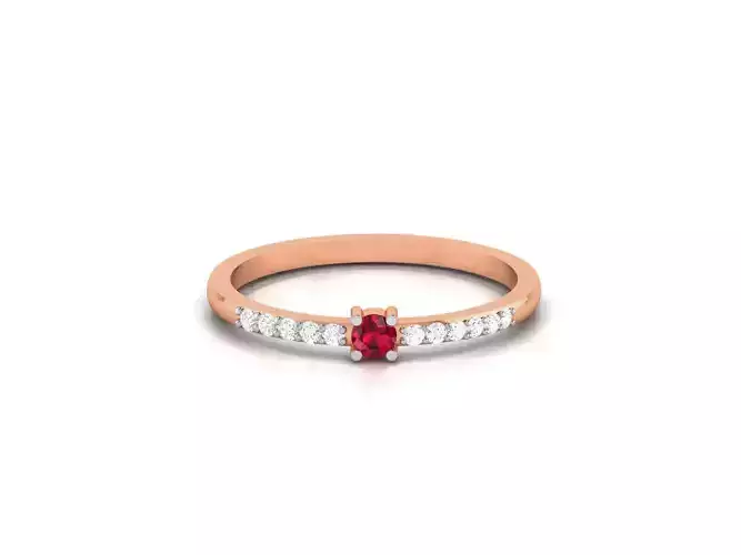Ultra light wt minimalist Women Ring 3dm renders detail 