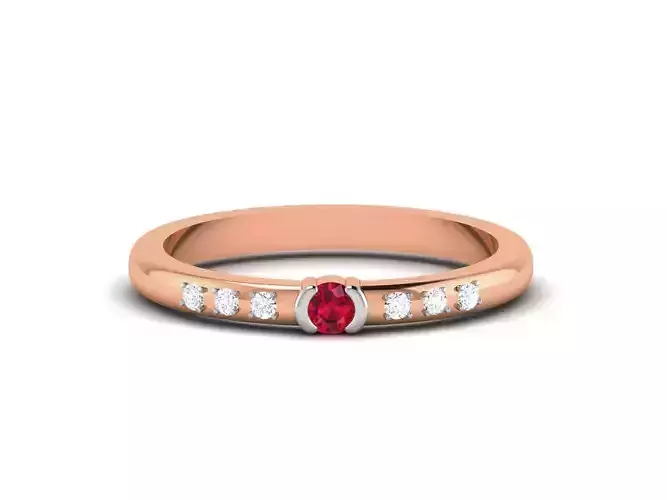 Ultra light wt minimalist Women Ring 3dm renders detail 