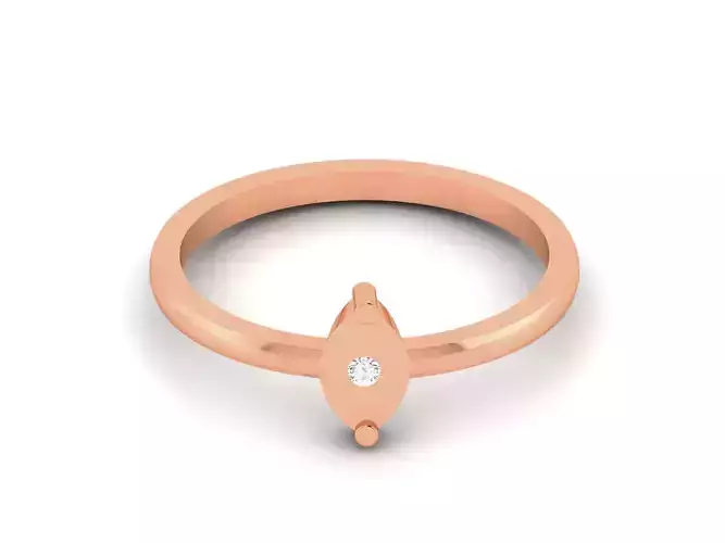 Ultra light wt minimalist Women Ring 3dm renders detail 