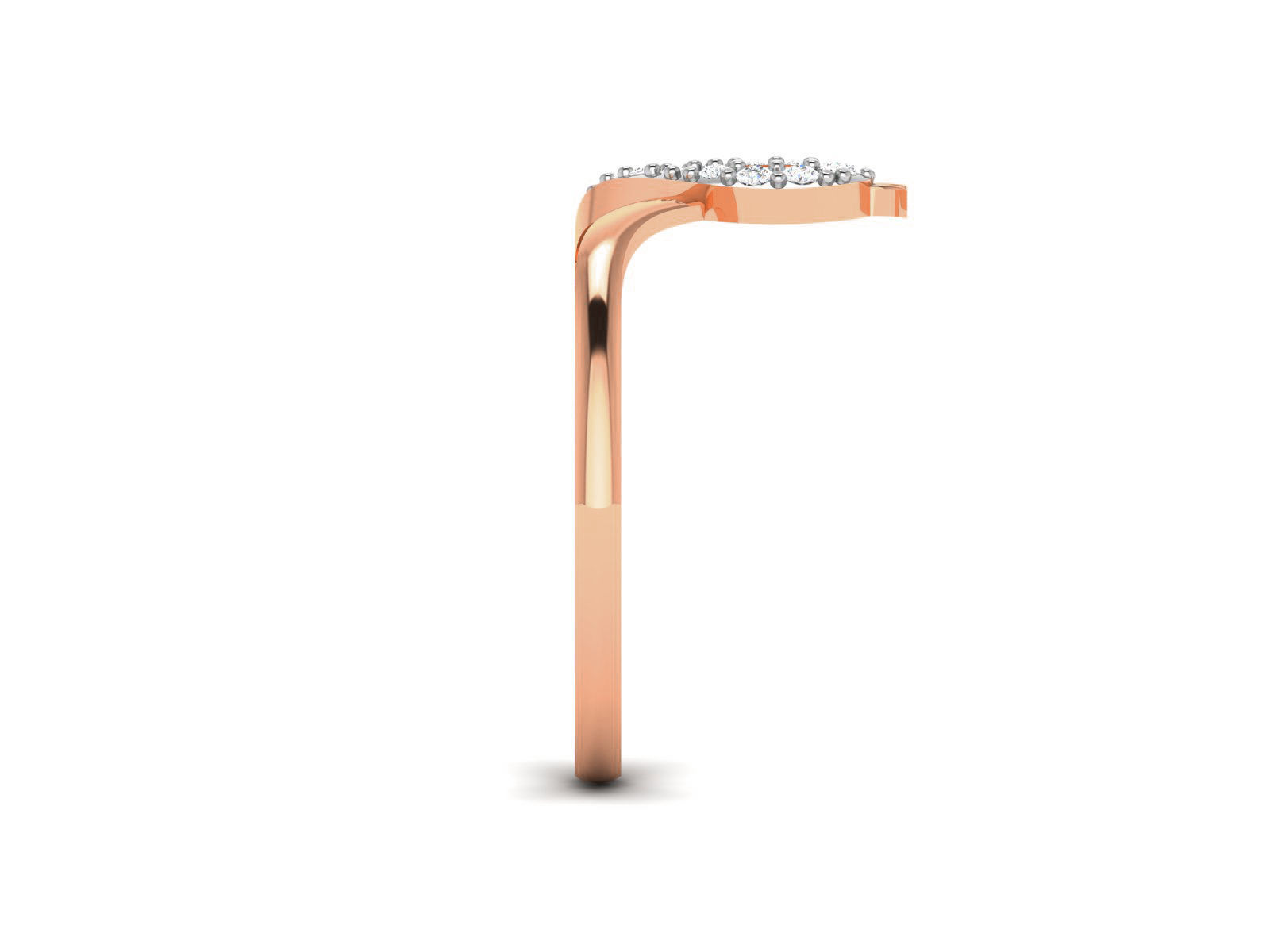 Ultra light wt minimalist Women Ring 3dm renders detail  3D print model_3