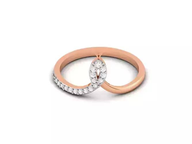 Ultra light wt minimalist Women Ring 3dm renders detail 