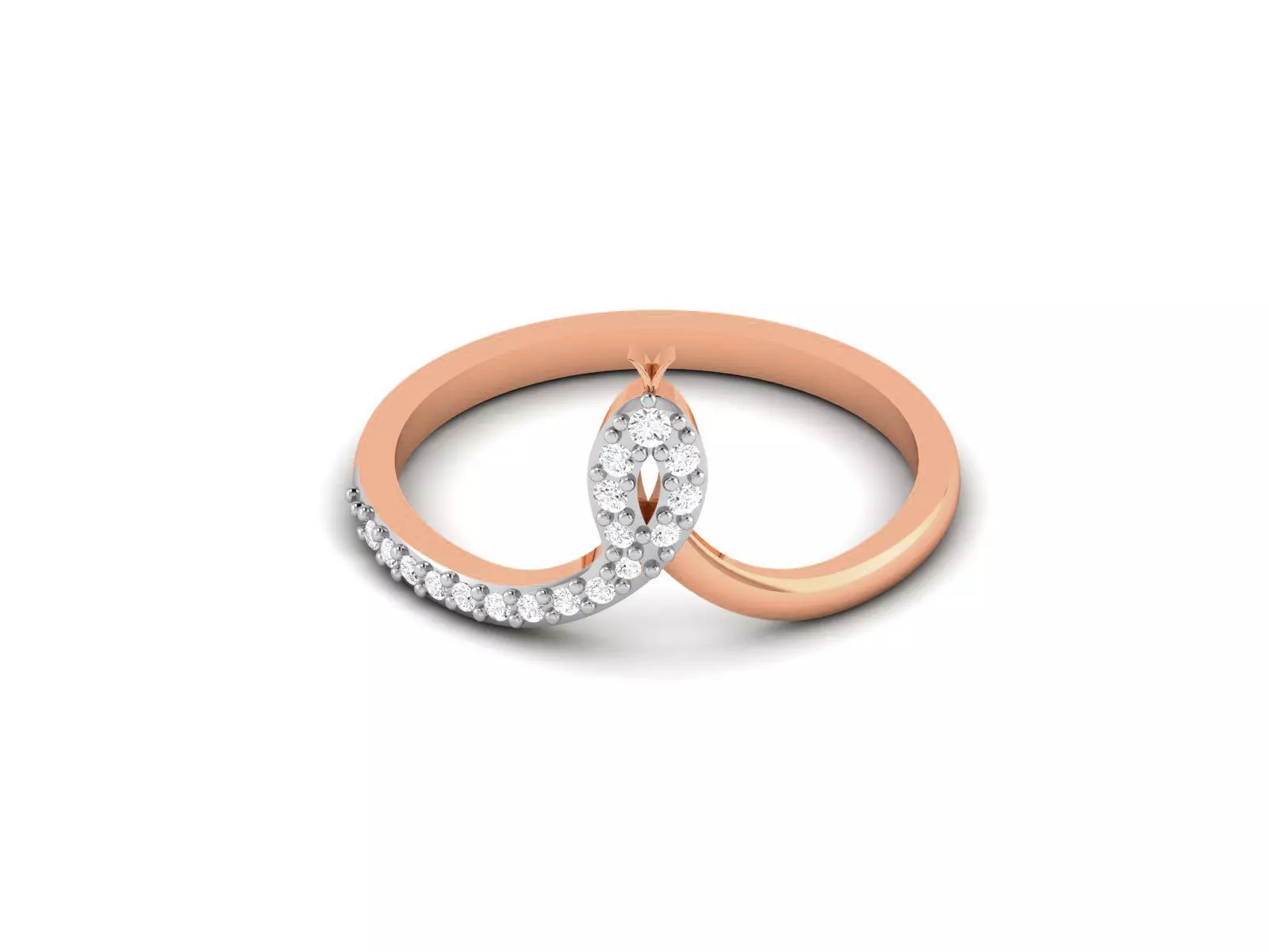 Ultra light wt minimalist Women Ring 3dm renders detail  3D print model_0