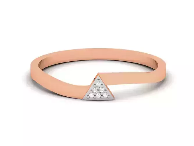 Ultra light wt minimalist Women Ring 3dm renders detail 