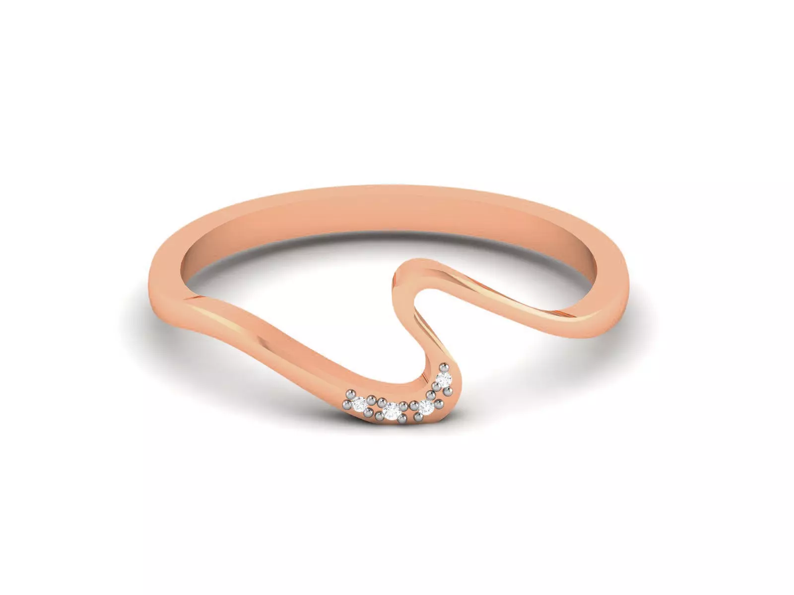 Ultra light wt minimalist Women Ring 3dm renders detail 3D print model_0
