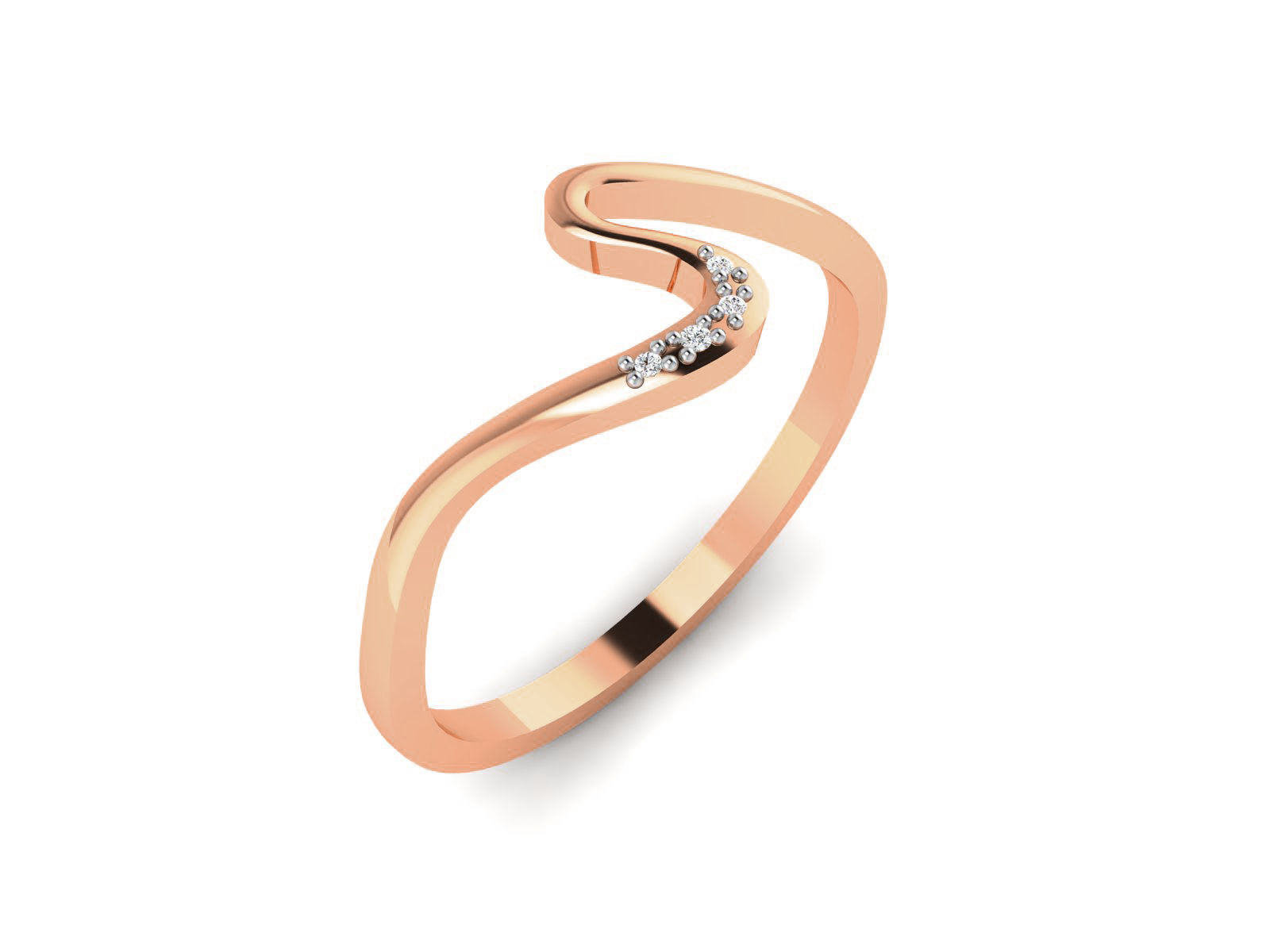 Ultra light wt minimalist Women Ring 3dm renders detail 3D print model_1