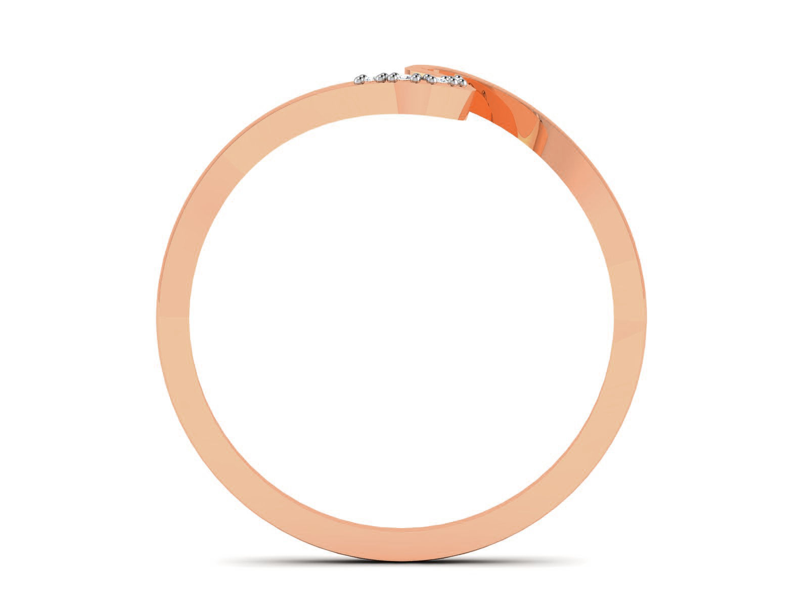 Ultra light wt minimalist Women Ring 3dm renders detail 3D print model_2
