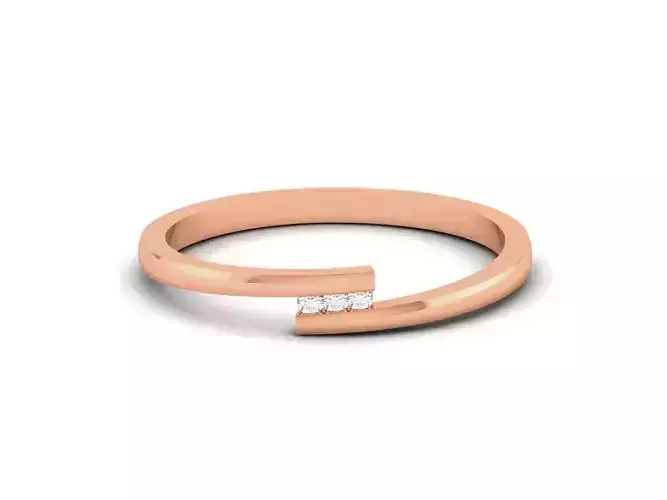 Ultra light wt minimalist Women Ring 3dm renders detail 