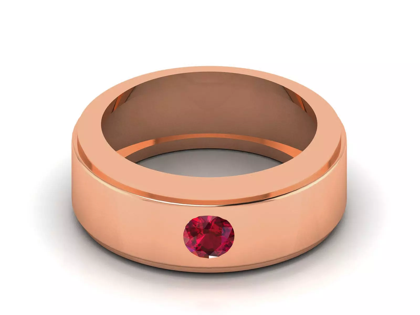 Diamond Band Ring 3dm render detail 3D print model_0