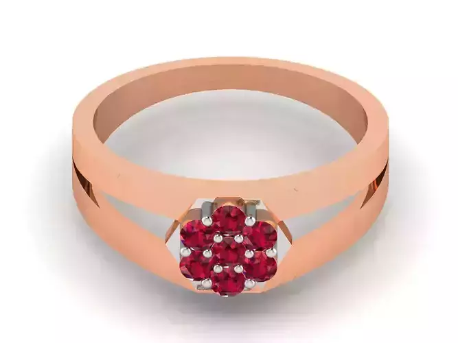 Women Diamond Ring 3dm render details