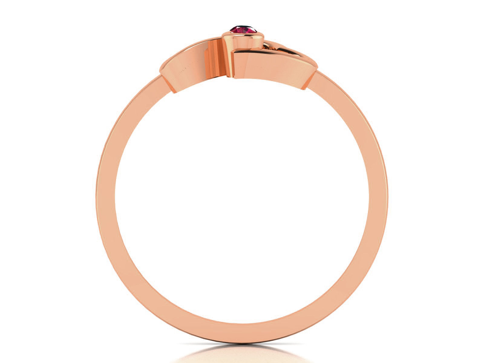 Ultra light wt minimalist Women Ring 3dm renders detail  3D print model_2