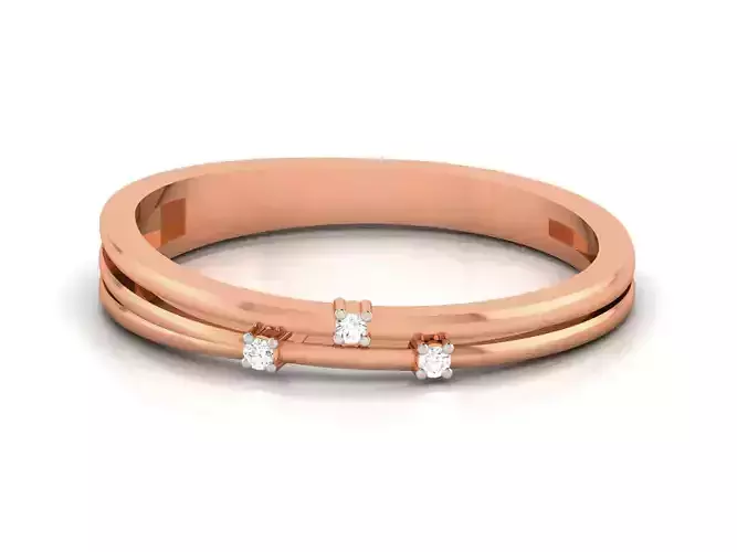 Ultra light wt minimalist Women Ring 3dm renders detail 