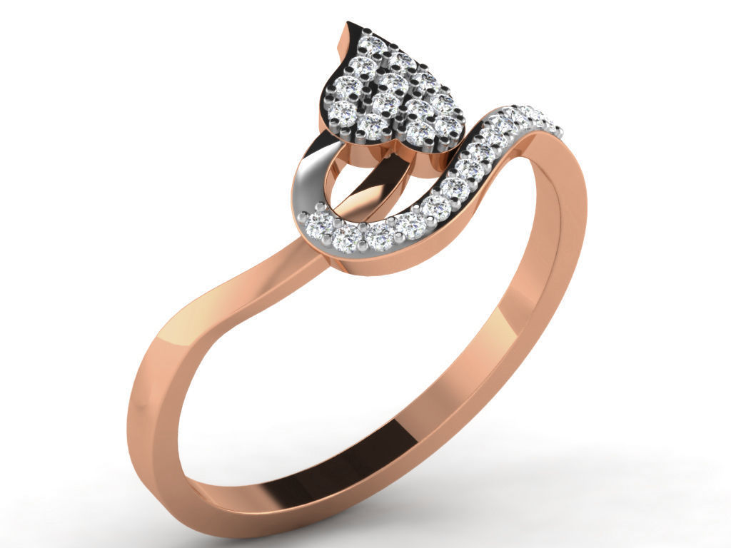 Ultra light wt minimalist Women Ring 3dm renders detail  3D print model_4