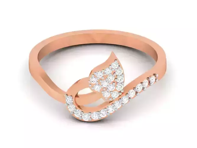 Ultra light wt minimalist Women Ring 3dm renders detail 