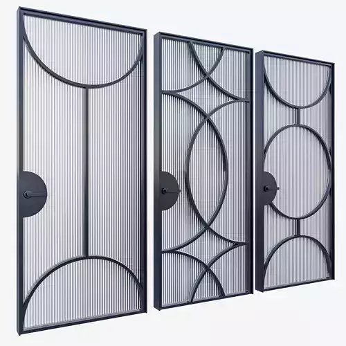 Interior Door Metal Set 01