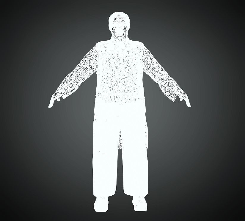 Bongobondhu Sheikh Mujibur Rahman 3d model 3D model_4