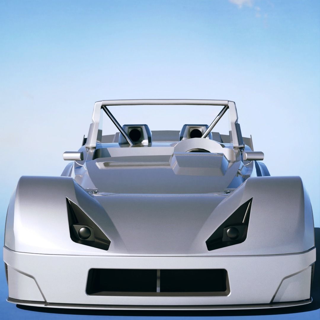 Lada Revolution II RS 2006 Low-poly 3D model_4