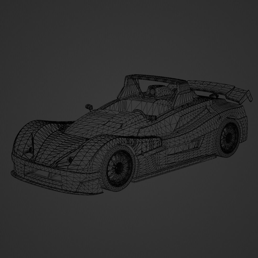 Lada Revolution II RS 2006 Low-poly 3D model_5