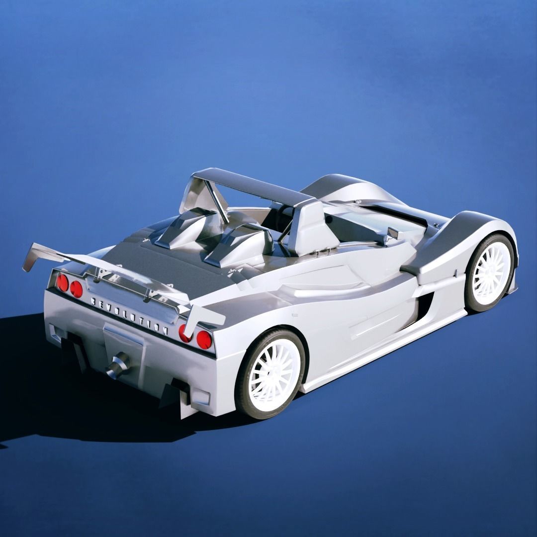 Lada Revolution II RS 2006 Low-poly 3D model_2