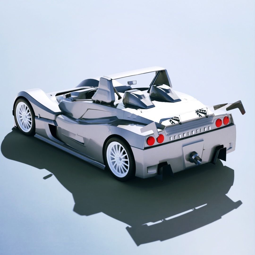 Lada Revolution II RS 2006 Low-poly 3D model_1
