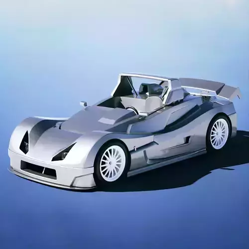 Lada Revolution II RS 2006 Low-poly 3D model